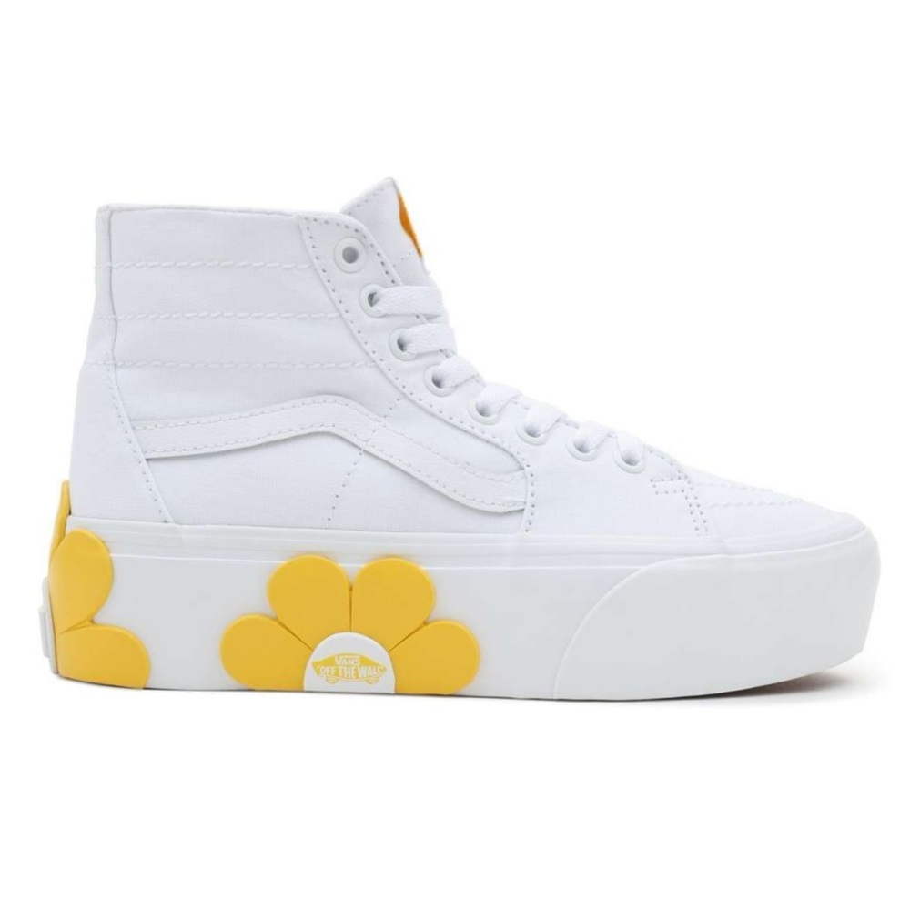Vans SK8-Hi Tapered Stackform OSF Platform Sneakers Yellow Daisy W 9.5/ M 8 - Picture 3 of 16